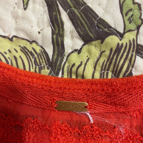 Free People Parisian nights Bell Sleeve eyelet bolo blouse - Picture 14 of 14